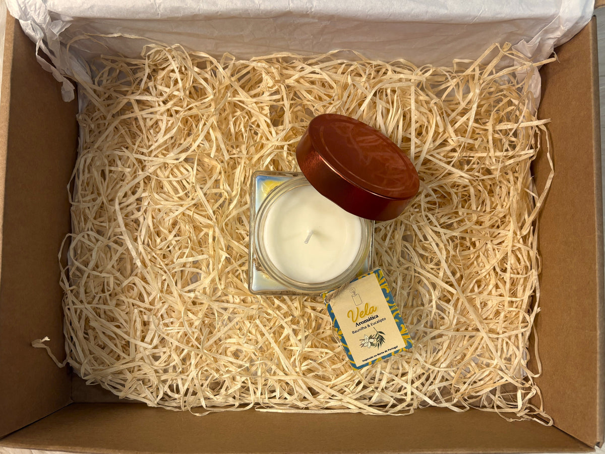Vela Aromática (Baunilha & Eucalipto)